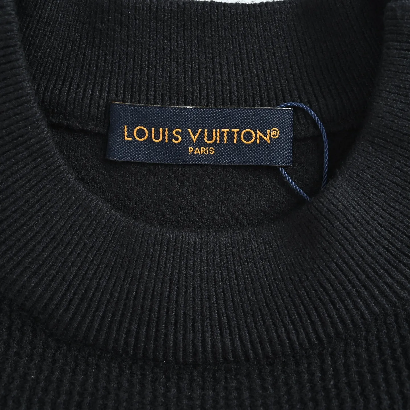Louis Vuitton/Louis Vuitton Letter Embroidered Round Neck Sweater